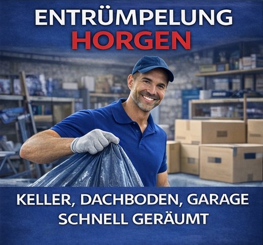 Kellerr, Dachboden, Garageräumung in Horgen schnell und zuverlässig