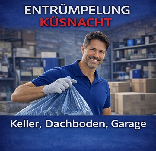 Kellerr, Dachboden, Garageräumung in Küsnacht schnell und zuverlässig