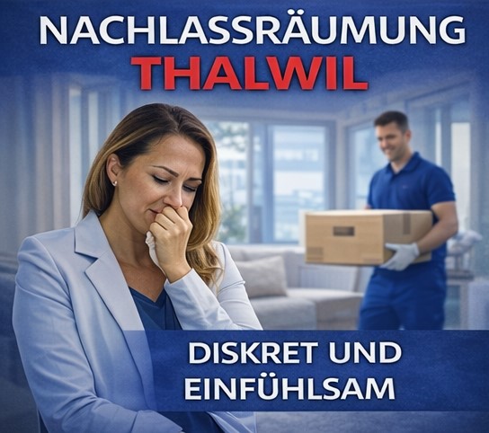 Diskrete Todesfallräumung in Thalwil mit professionellem Räumungsservice