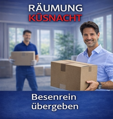Professionelle Keller- und Garagenräumung in Küsnacht mit Entsorgung