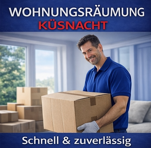 Professionelle Wohnungsräumung in Küsnacht mit zuverlässigem Komplettservice