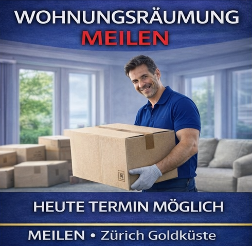 Professionelle Wohnungsräumung in Meilen mit zuverlässigem Komplettservice