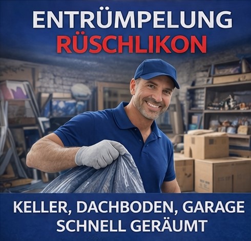 Kellerr, Dachboden, Garageräumung in Rüschlikon schnell und zuverlässig