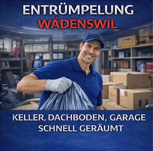 Kellerr, Dachboden, Garageräumung in Wädenswil schnell und zuverlässig