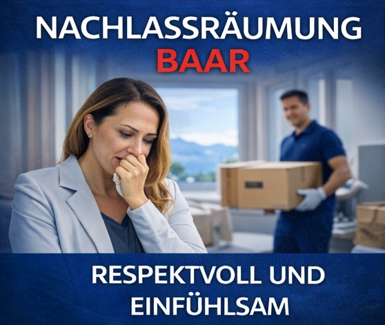 Diskrete Todesfallräumung in Baar mit professionellem Räumungsservice