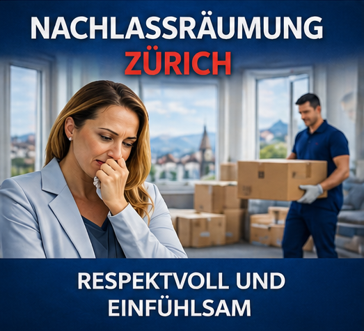 Diskrete Todesfallräumung in Zürich mit professionellem Räumungsservice