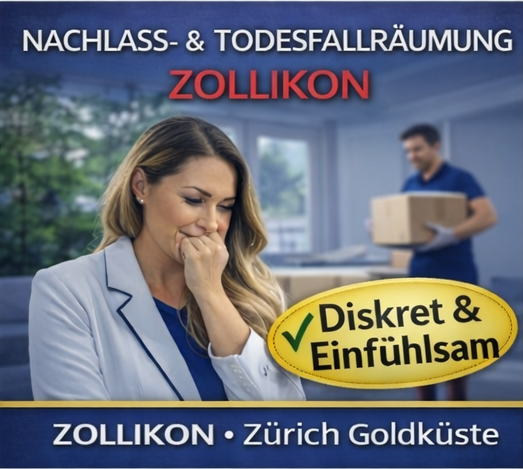Diskrete Nachlassräumung in Zollikon mit professionellem Räumungsservice