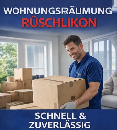 Professionelle Wohnungsräumung in Rüschlikon mit zuverlässigem Komplettservice