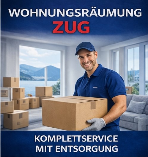 Professionelle Wohnungsräumung in Zug mit zuverlässigem Komplettservice